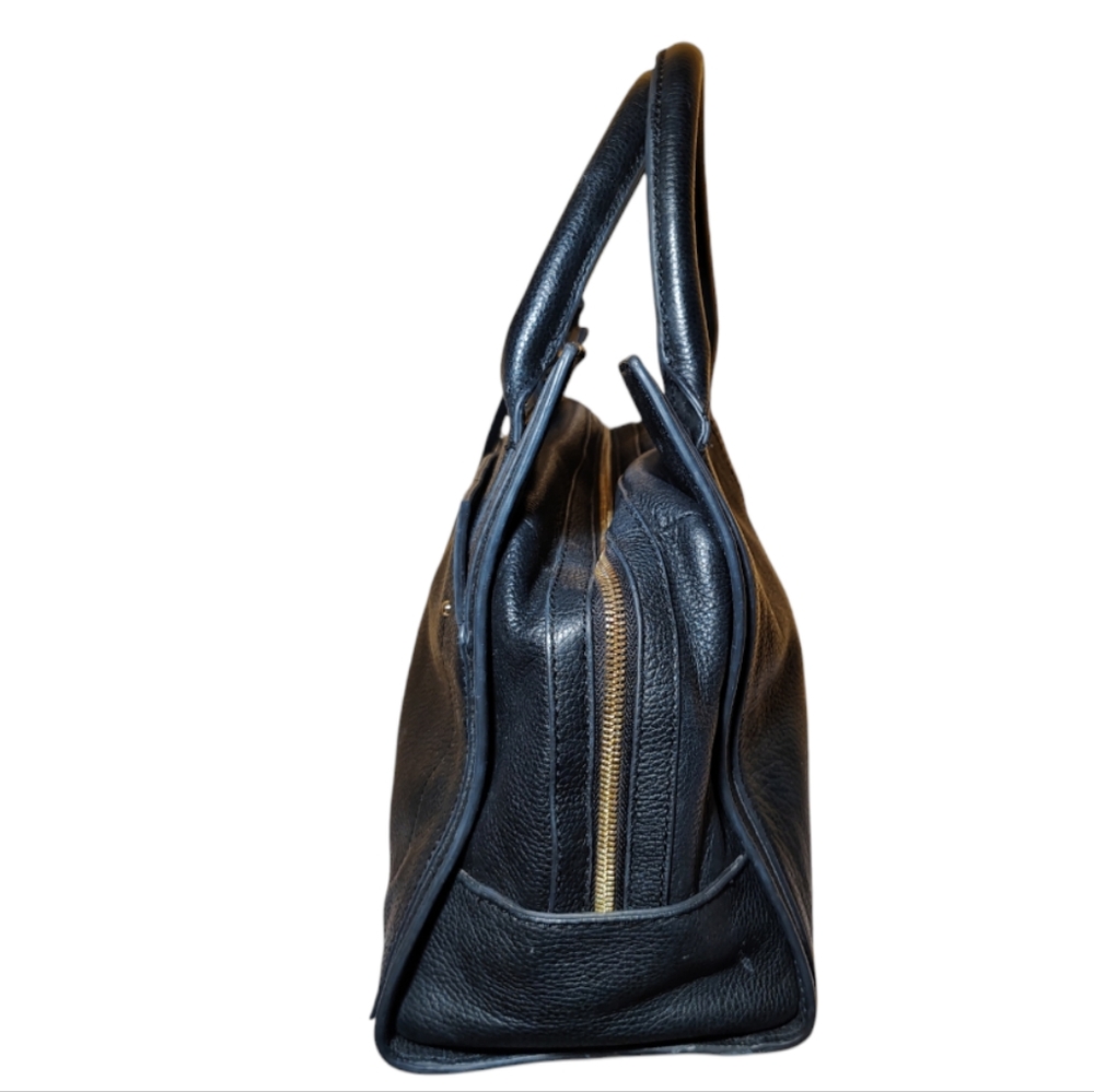 Vince Camuto Pebble Leather Black Handbag - Picture 4 of 8